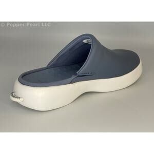 Women's Size 7 Blue Clog Mule Comfortable Slip and Water Resistant Shoe